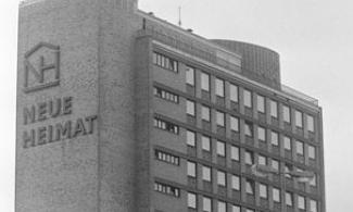 Photo of Neue Heimat headquarters, circa 1986.