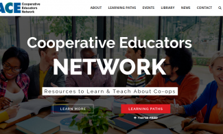 screen capture of ed.coop website.
