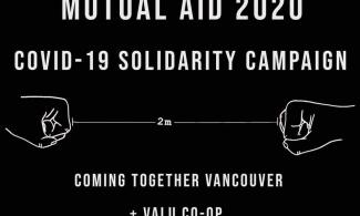 Mutual Aid 2020 poster from VALU CO-OP.