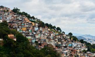 Favela outside Rio De Janeiro