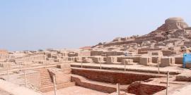 The Great Bath at Mohenjo-Daro excavation, in Pakistan.