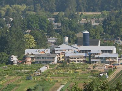 Yarrow Ecovillage. Photo by <a data-cke-saved-href="https://en.wikipedia.org/wiki/Yarrow_Ecovillage#/media/File:Yarrow_Ecovillage_from_the_south.JPG" href="https://en.wikipedia.org/wiki/Yarrow_Ecovillage#/media/File:Yarrow_Ecovillage_from_the_south.JPG" target="_blank">Sunray</a>. CC BY-SA 3.0