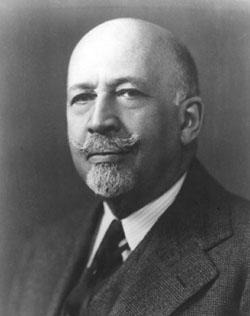 W.E.B Du Bois, a fierce intellectual warrior, who pushed black people to develop cooperatives so that all black people could get rich together. photo by the National Park Service