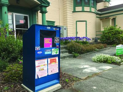 The Little Free Pantry Program Helps Build Community by Providing Easy Access to Food, Hygiene Products and Condoms. | Photo courtesy of Cooperation Humboldt