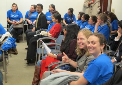 Co-op supporters at NYC Council Meeting