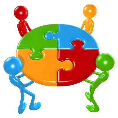 Working together!