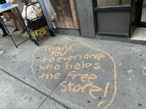 Hell’s Kitchen Free Store. Photo credit: Chana Widawski
